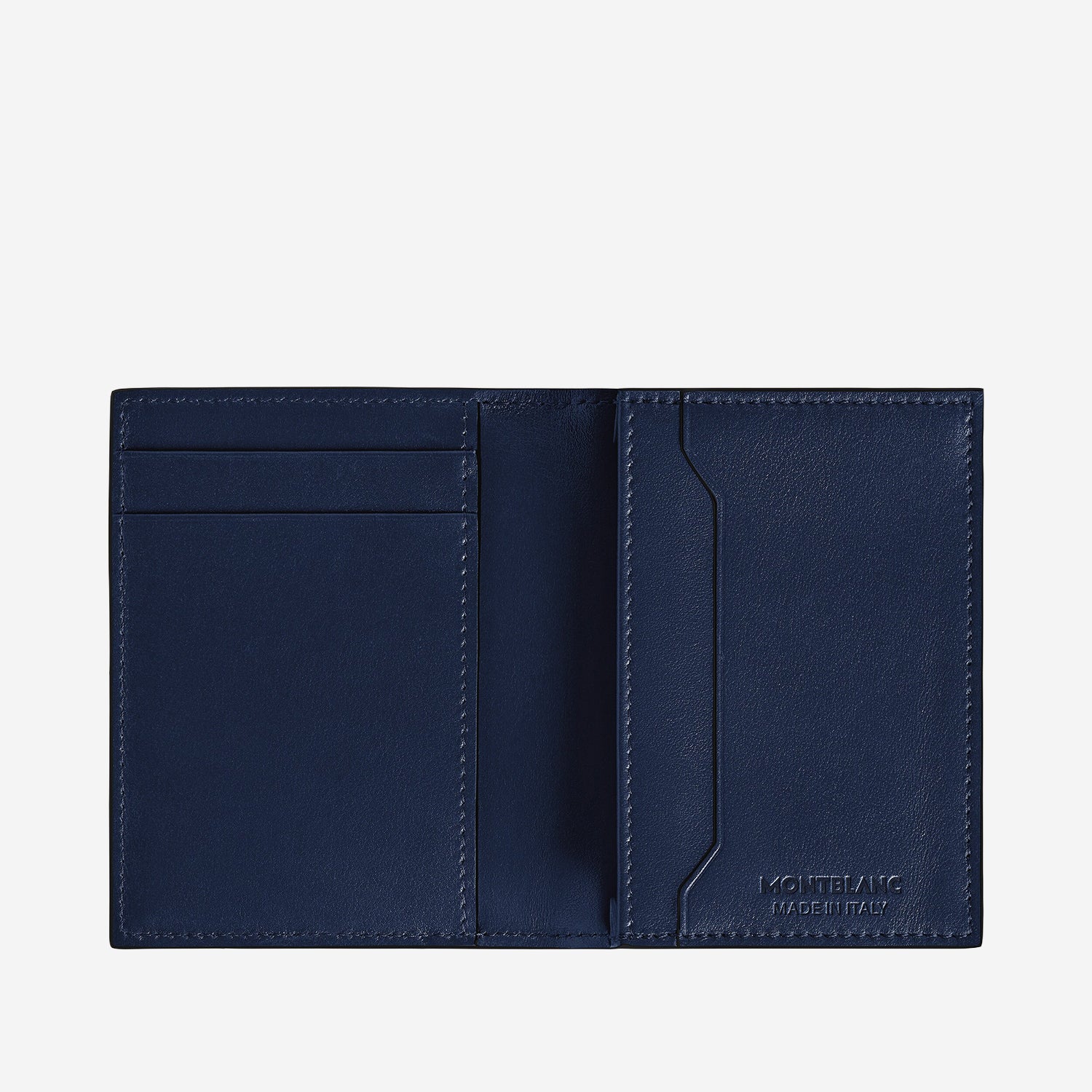 PORTACARTE IN PELLE MEISTERSTÜCK 221304 BLACK/INK BLUE MONTBLANC 