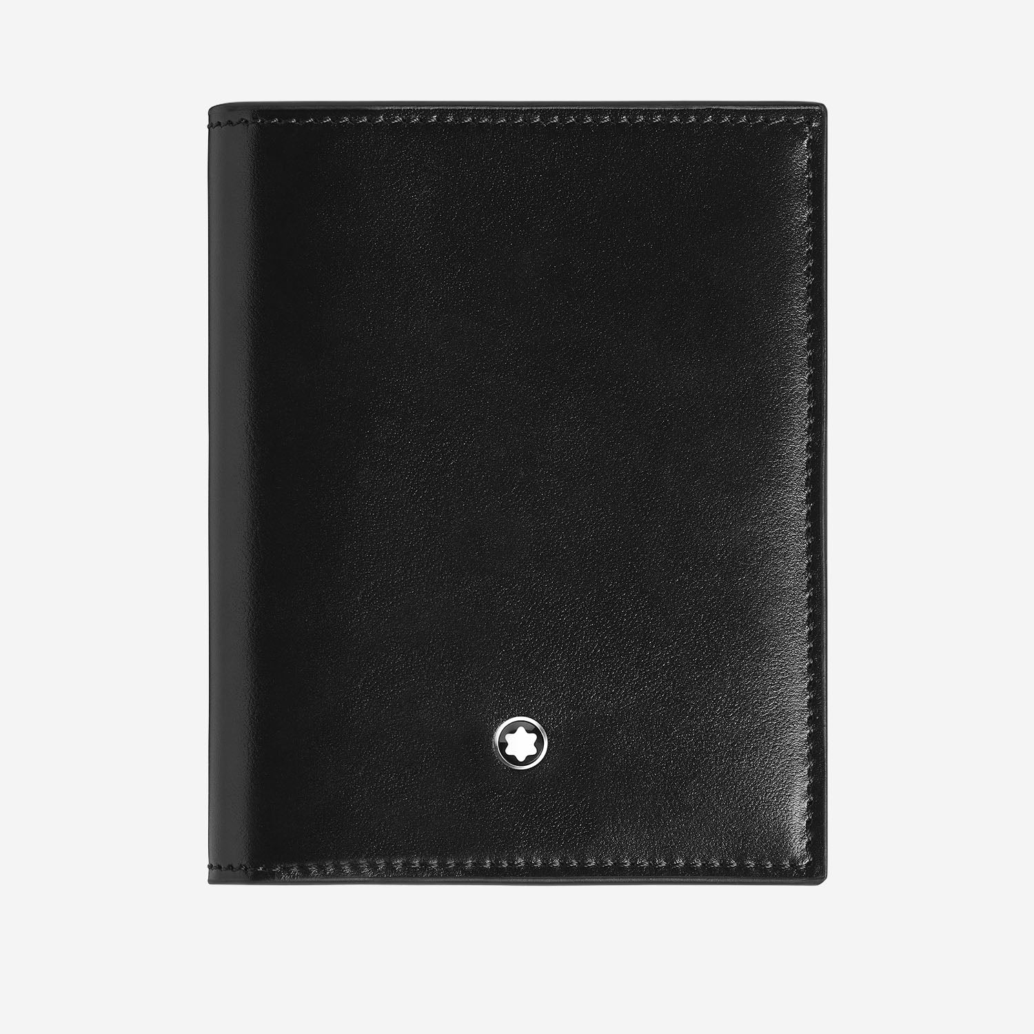 PORTAFOGLIO COMPATTO IN PELLE MEISTERSTÜCK 221322 BLACK/INK BLUE MONTBLANC 