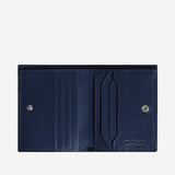 PORTAFOGLIO COMPATTO IN PELLE MEISTERSTÜCK 221322 BLACK/INK BLUE MONTBLANC 