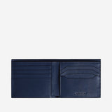 PORTAFOGLIO 8CC IN PELLE MEISTERSTÜCK 221324 BLACK/INK BLUE MONTBLANC 