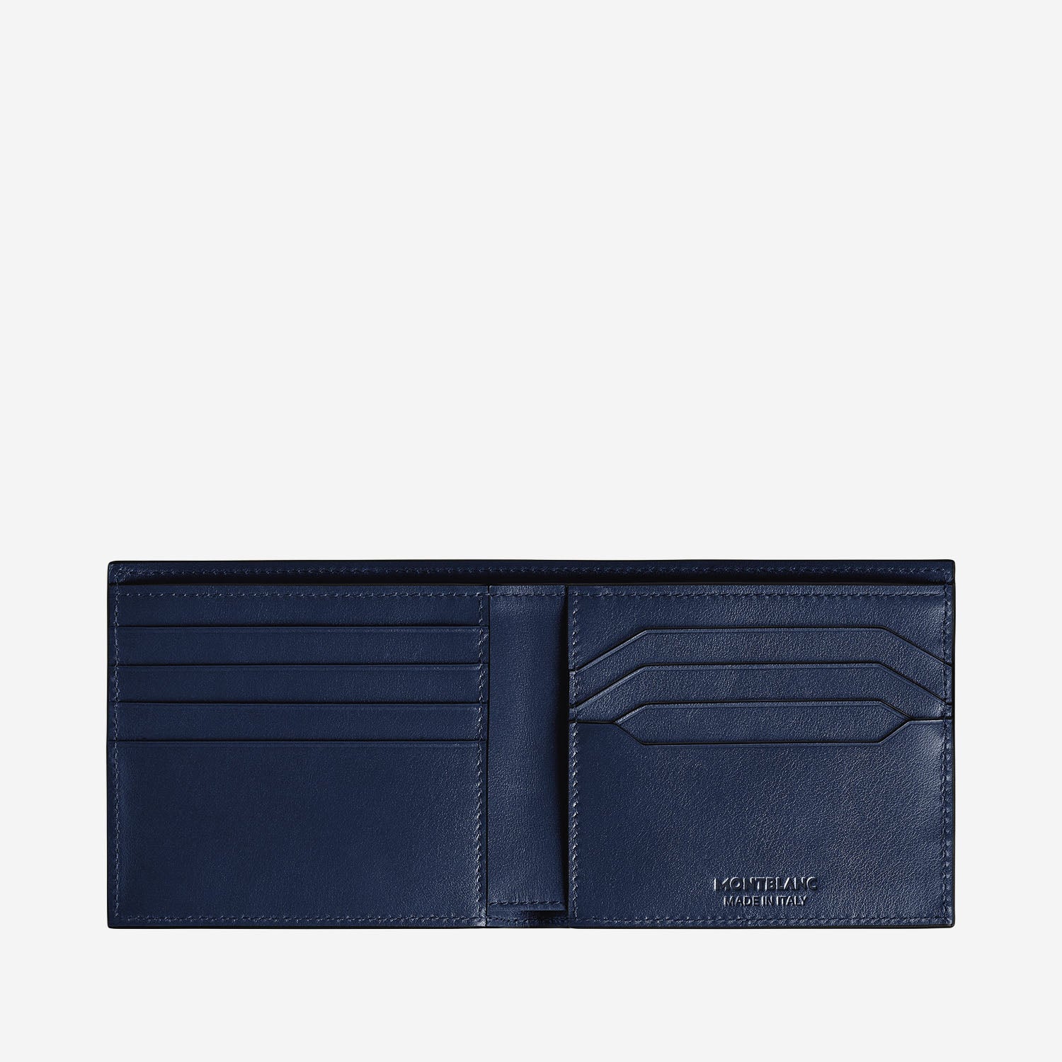 PORTAFOGLIO 8CC IN PELLE MEISTERSTÜCK 221324 BLACK/INK BLUE MONTBLANC 