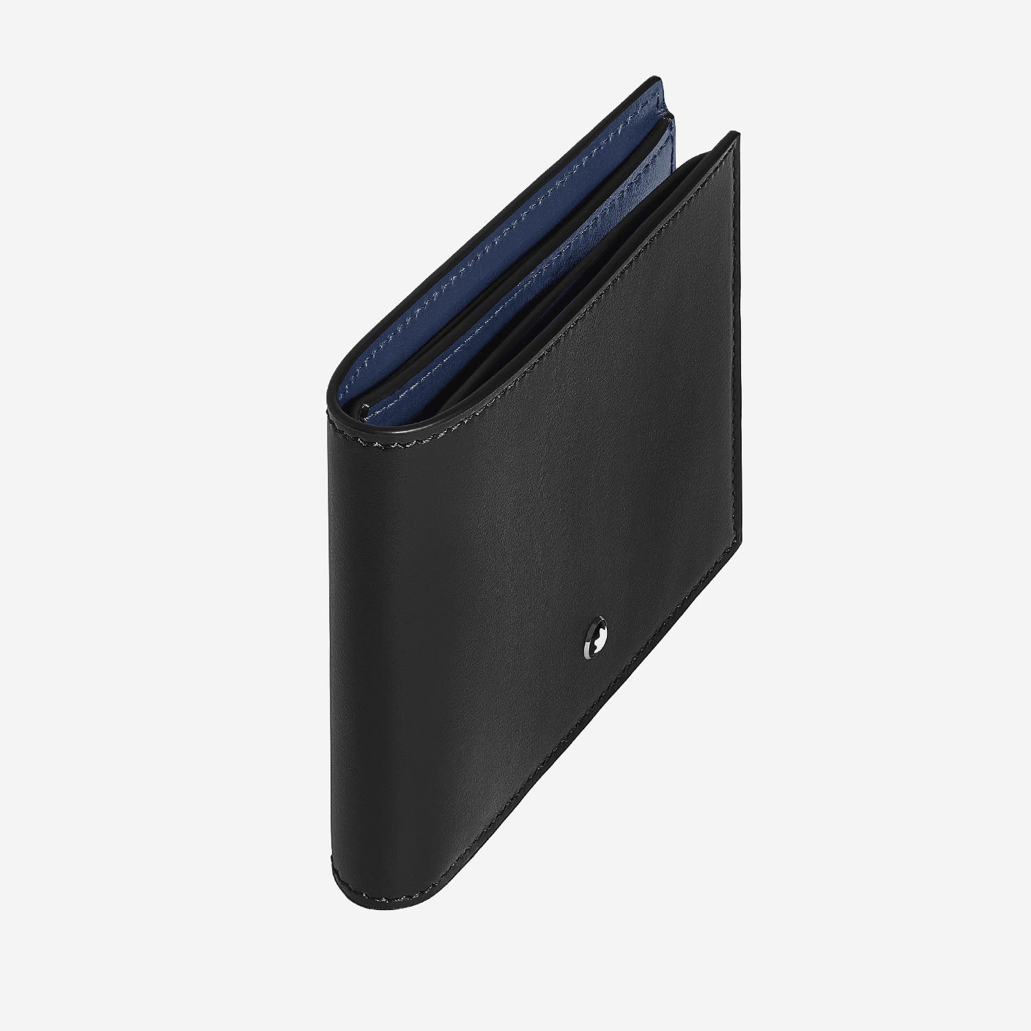 PORTAFOGLIO 8CC IN PELLE MEISTERSTÜCK 221324 BLACK/INK BLUE MONTBLANC 