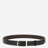 Cintura reversibile bicolor in pelle 222139 BLACK/EBONY MONTBLANC 