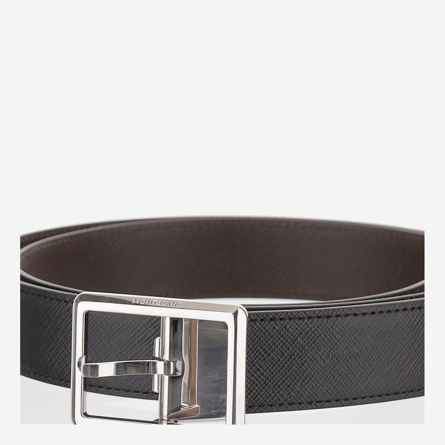 CINTURA IN PELLE REVERSIBILE 222193 BLACK/EBONY MONTBLANC 