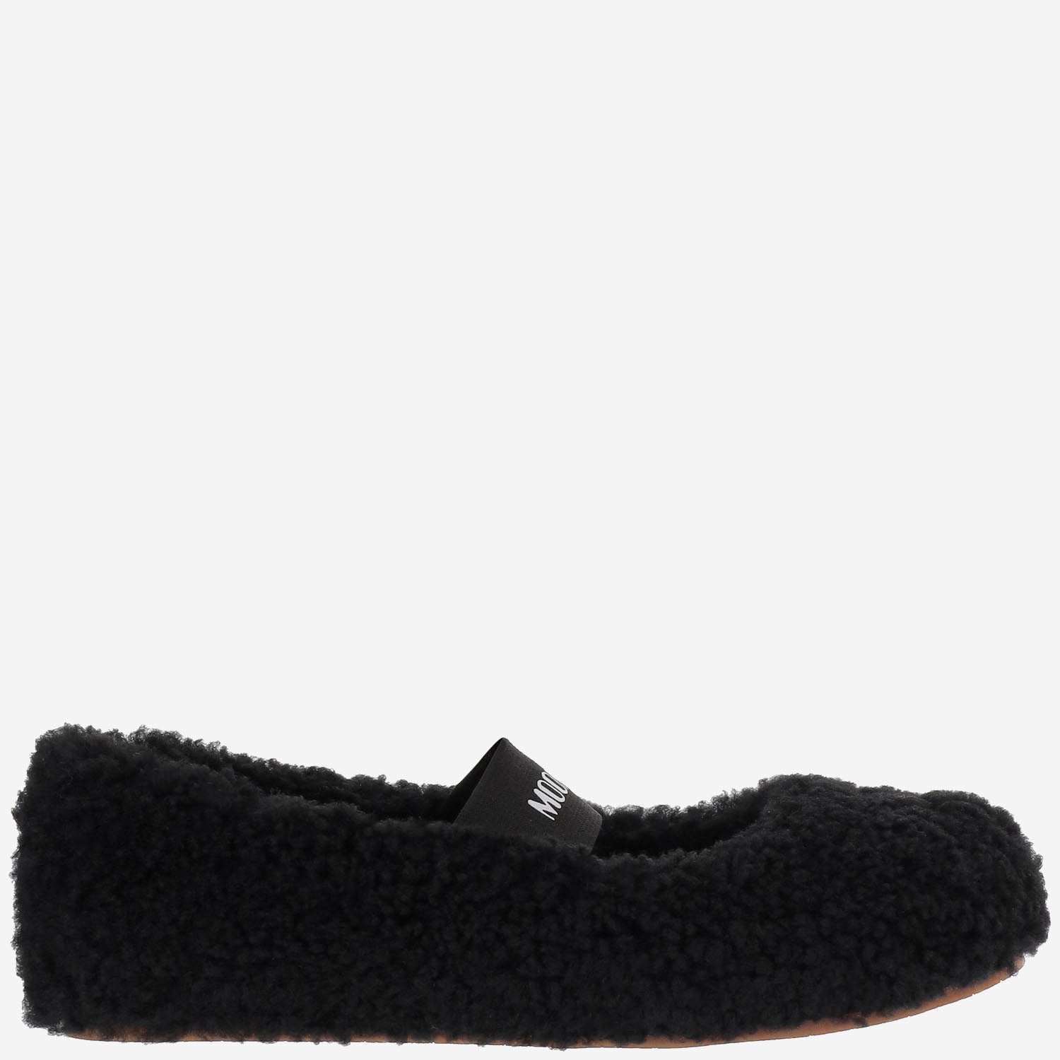 BALLERINE IN SHEARLING CON LOGO 2400010 N001 MOON BOOT 