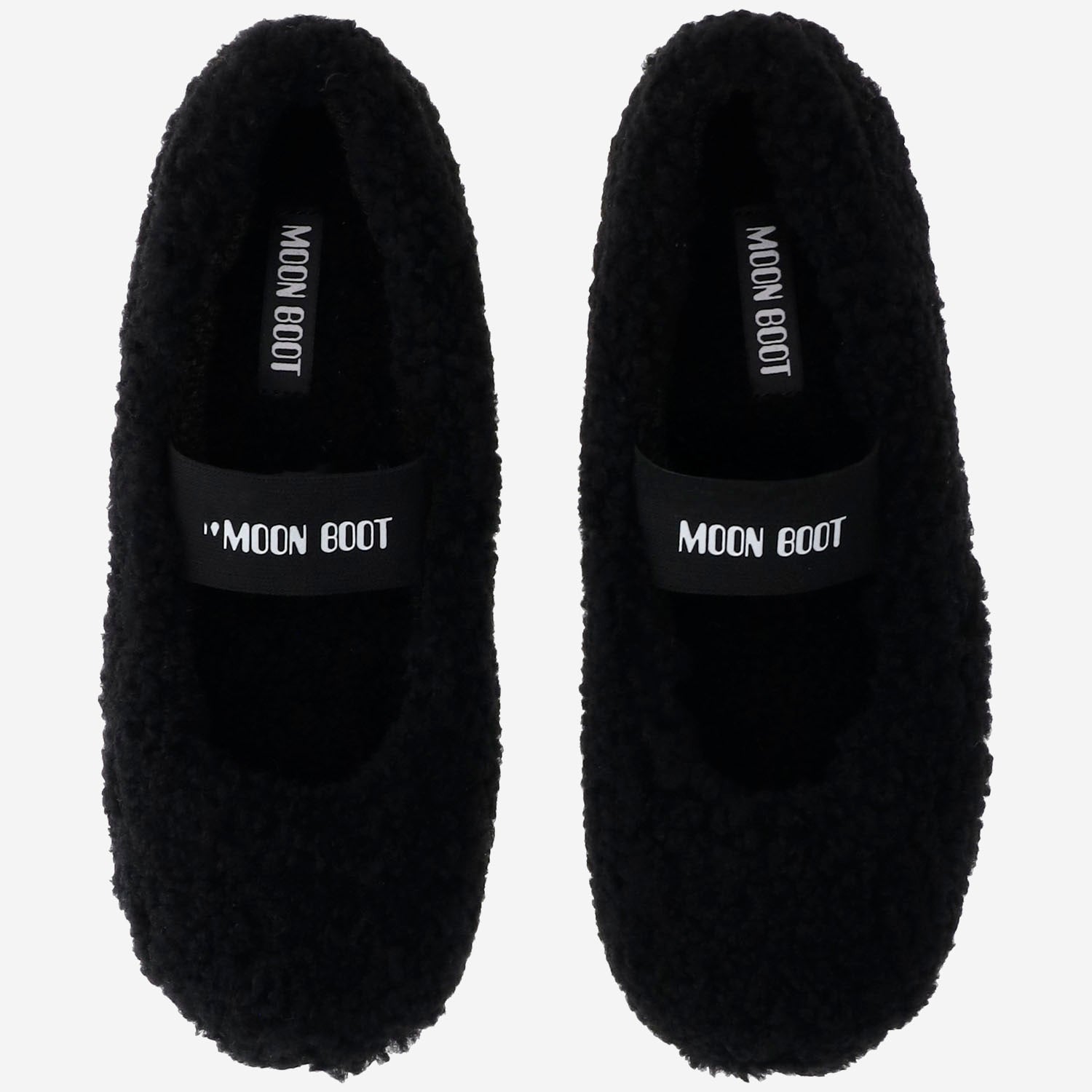 BALLERINE IN SHEARLING CON LOGO 2400010 N001 MOON BOOT 