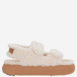 SANDALI IN SHEARLING CON SUOLA SPESSA 2420020 H017 MOON BOOT 