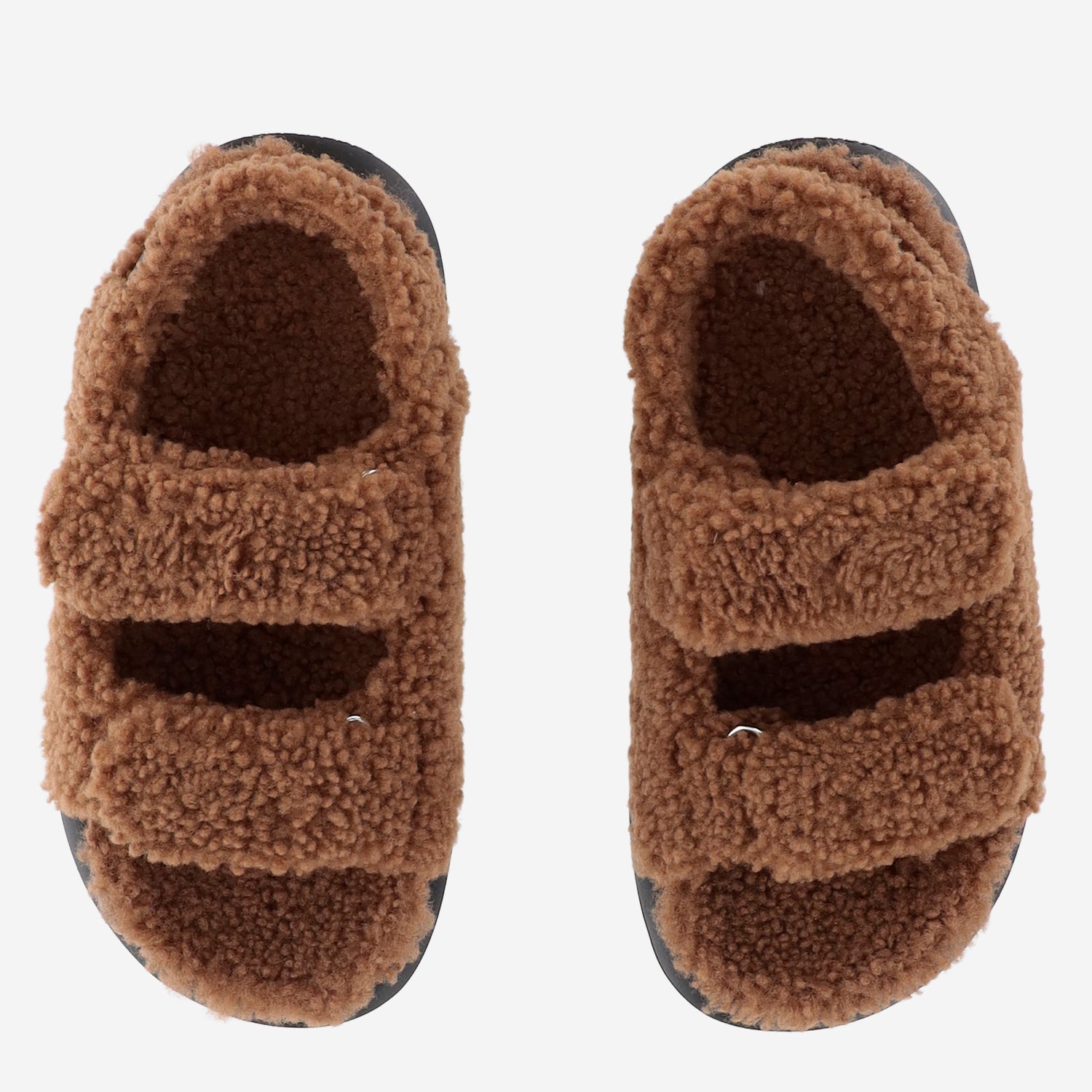 SANDALI IN SHEARLING CON SUOLA SPESSA 2420020 M008 MOON BOOT 