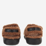 SANDALI IN SHEARLING CON SUOLA SPESSA 2420020 M008 MOON BOOT 