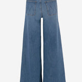 JEANS CON GAMBA AMPIA IN MISTO COTONE STRETCH 10765 2104RHL MOTHER 
