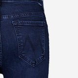 JEANS LIL WEEKENDER FRAY IN DENIM DI COTONE STRETCH P535 104CMH MOTHER 