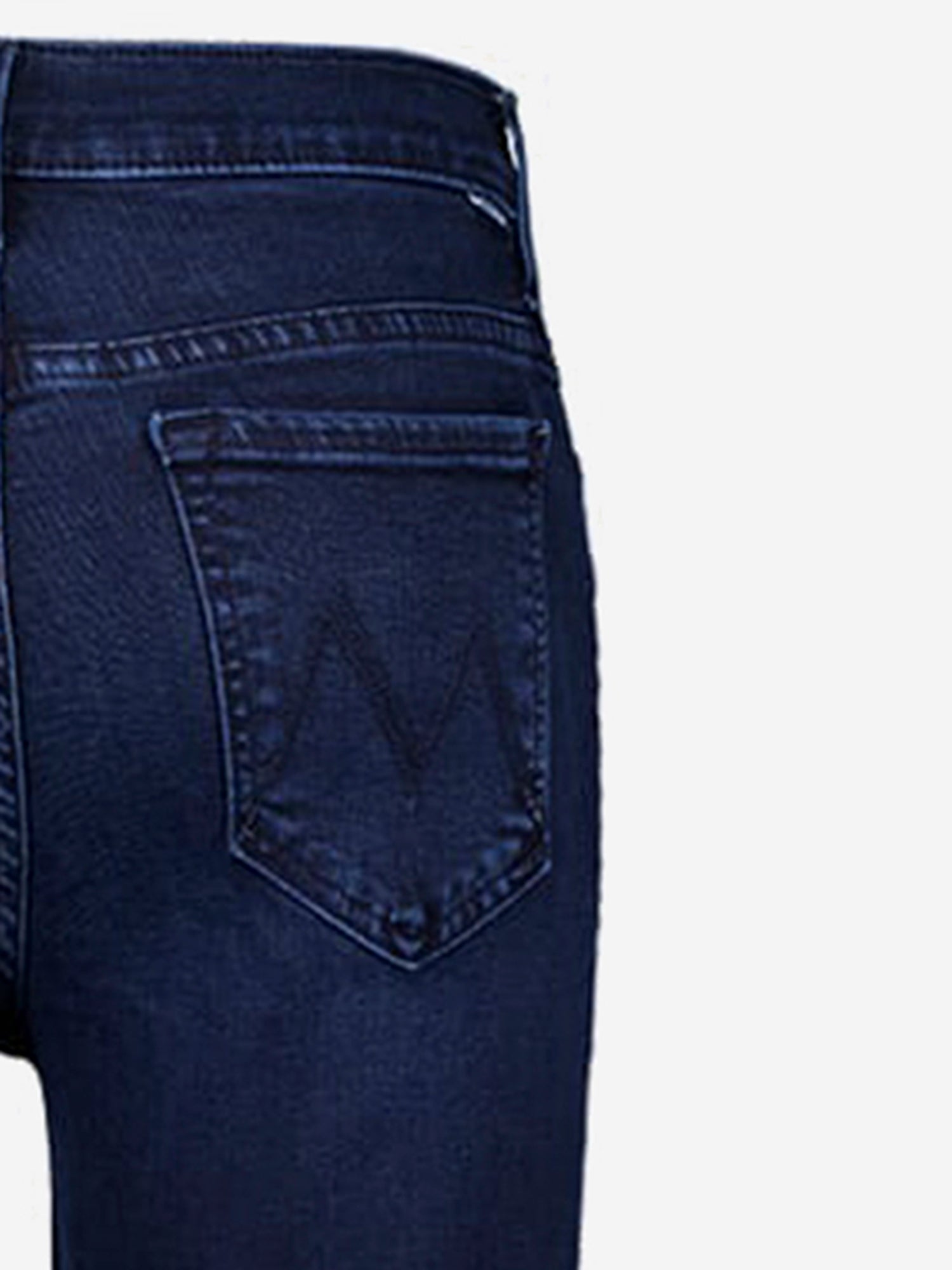 JEANS LIL WEEKENDER FRAY IN DENIM DI COTONE STRETCH P535 104CMH MOTHER 