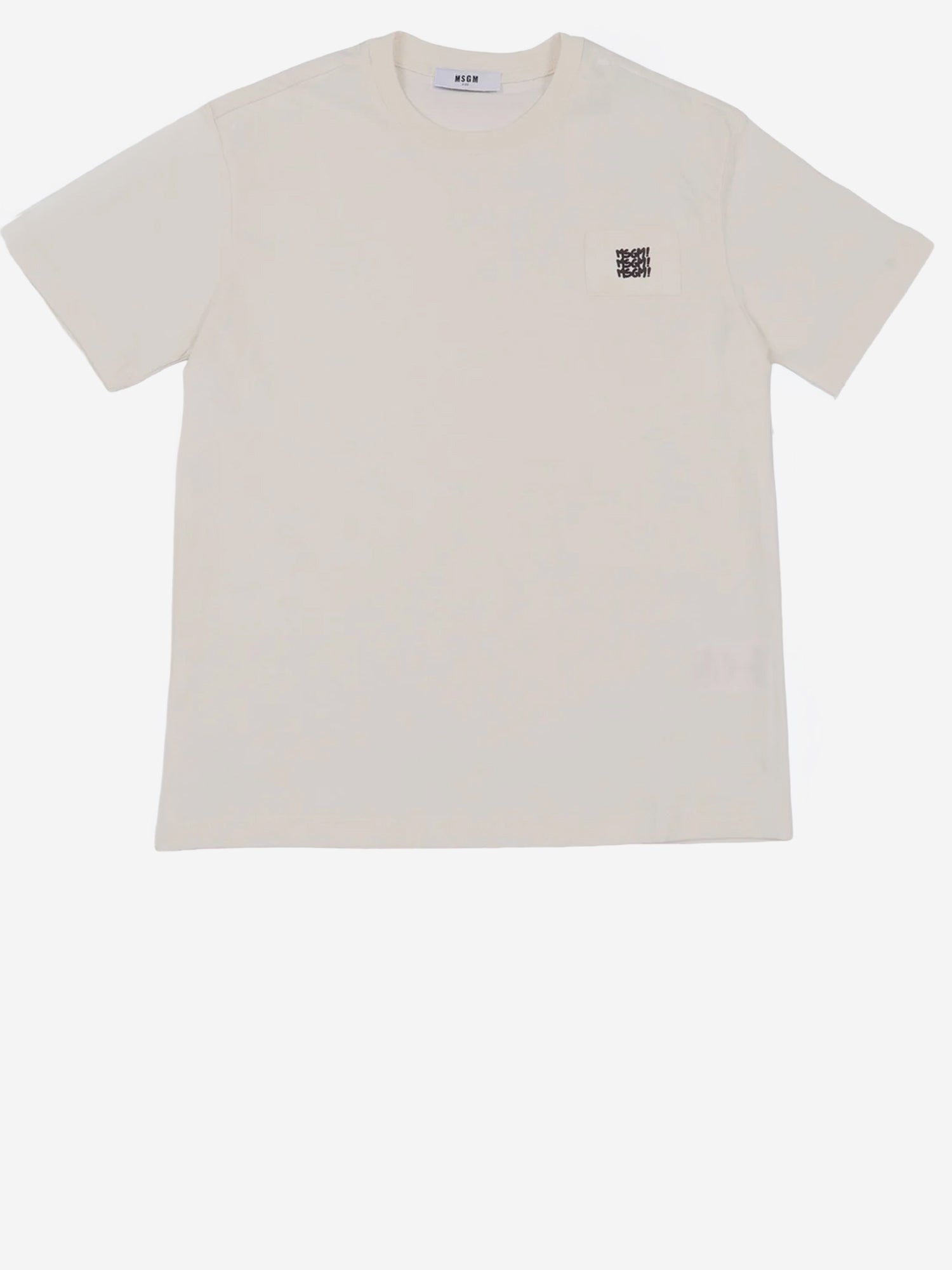 T-SHIRT IN COTONE CON LOGO S6MSJBTH226 013 MSGM KIDS 