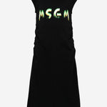 ABITO IN COTONE CON LOGO S6MSJGDR064 110 MSGM KIDS 