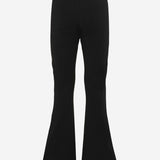 PANTALONI FLARED IN COTONE STRETCH CON LOGO S6MSJGPA071 11088 MSGM KIDS 