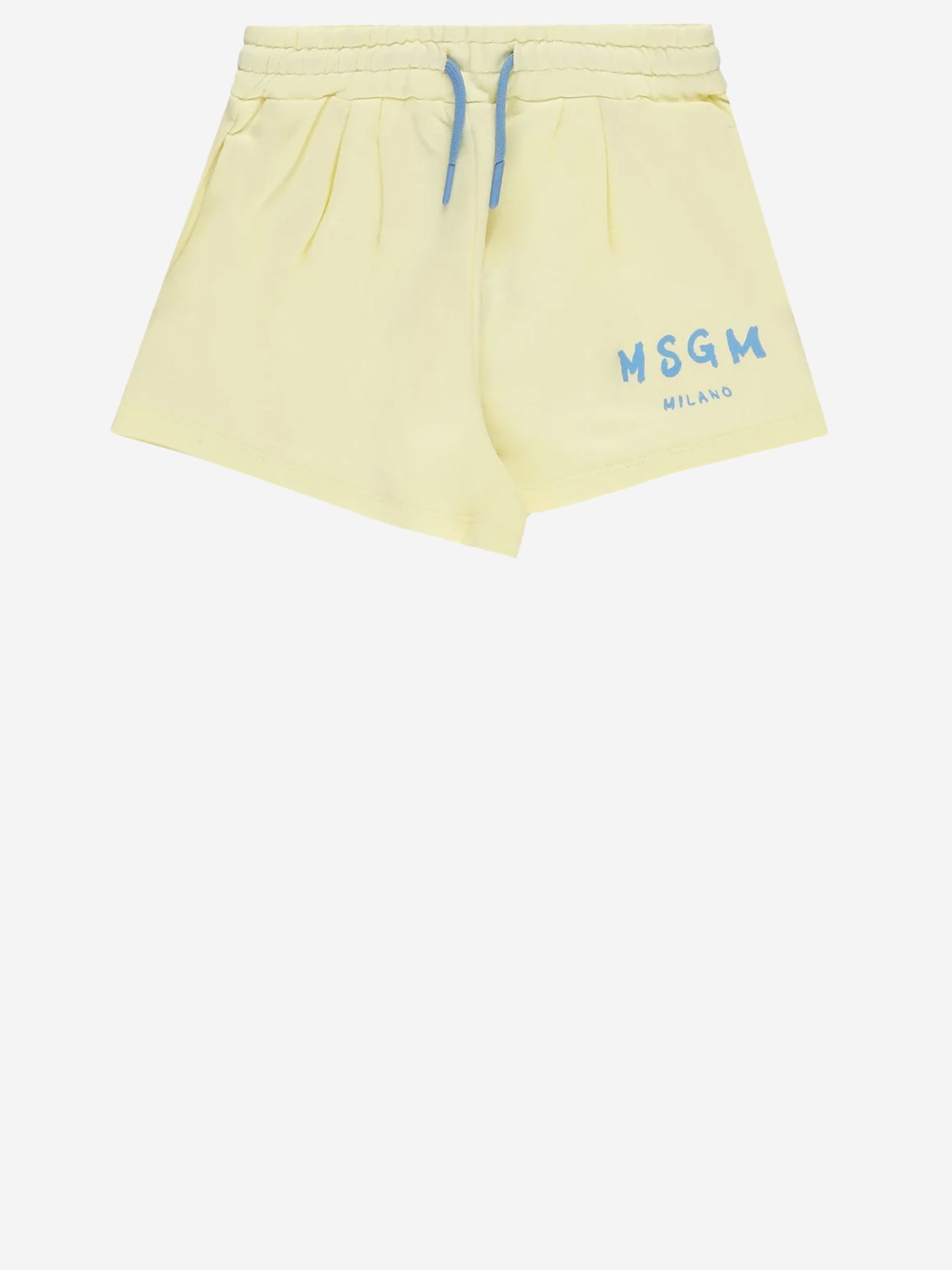 PANTALONCINI LOGATI IN COTONE S6MSJGSH066 MS075 MSGM KIDS 