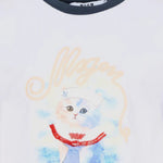 T-SHIRT IN COTONE CON LOGO S6MSJGTH016 183 MSGM KIDS 