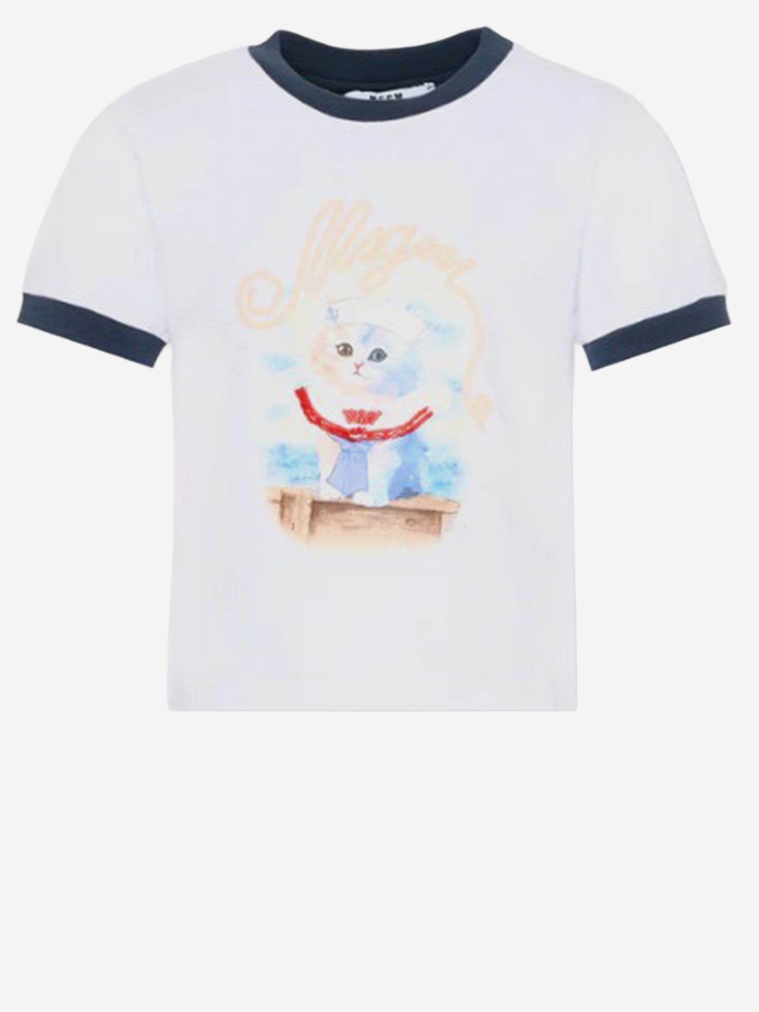 T-SHIRT IN COTONE CON LOGO S6MSJGTH016 183 MSGM KIDS 