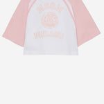 T-SHIRT IN COTONE CON LOGO S6MSJGTH024 178 MSGM KIDS 