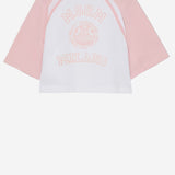 T-SHIRT IN COTONE CON LOGO S6MSJGTH024 178 MSGM KIDS 