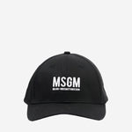 CAPPELLO DA BASEBALL IN COTONE CON LOGO S6MSJUBC019 110 MSGM KIDS 