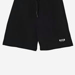 PANTALONCINI LOGATI IN COTONE S6MSJUBE012 110 MSGM KIDS 