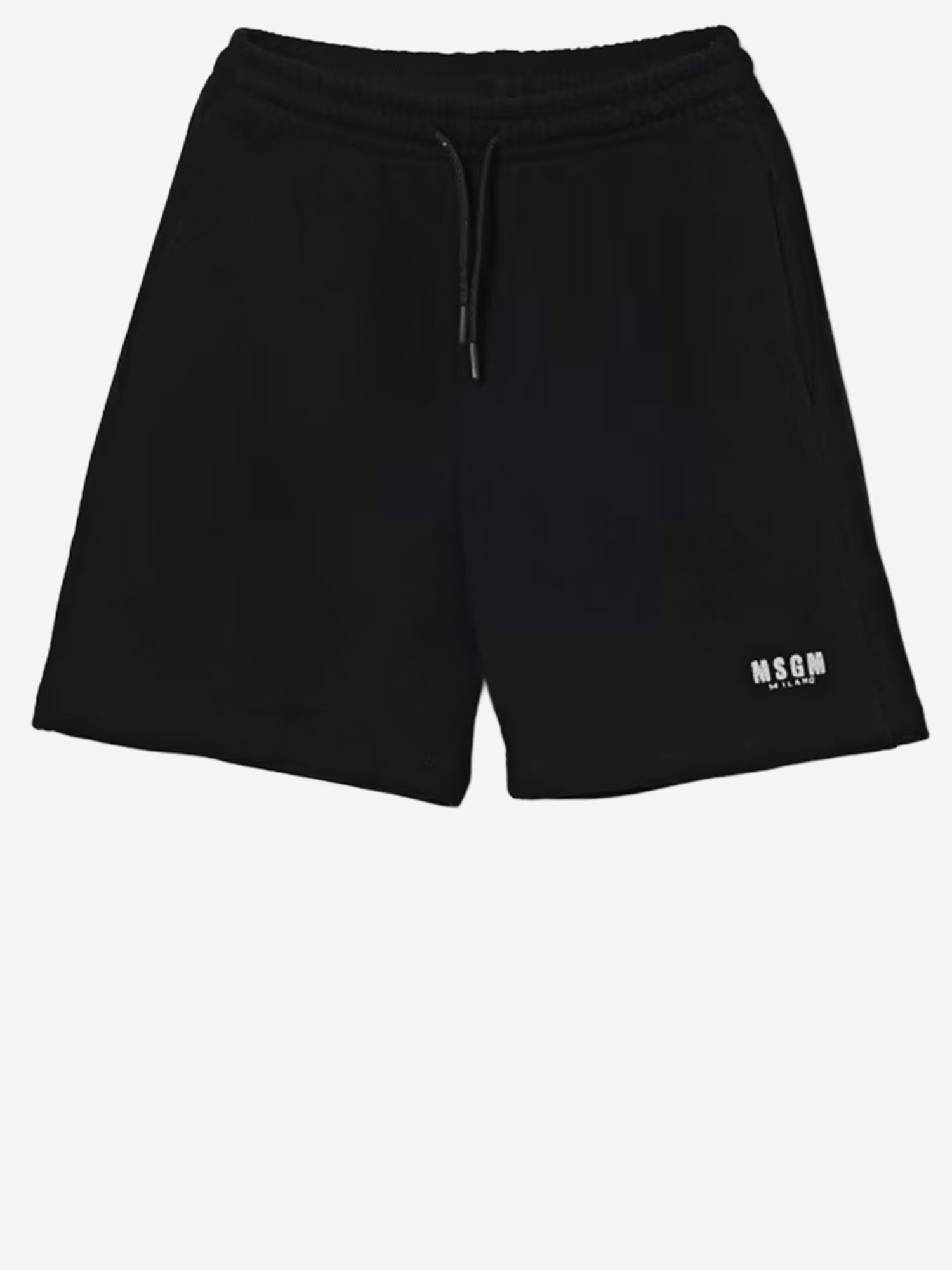 PANTALONCINI LOGATI IN COTONE S6MSJUBE012 110 MSGM KIDS 