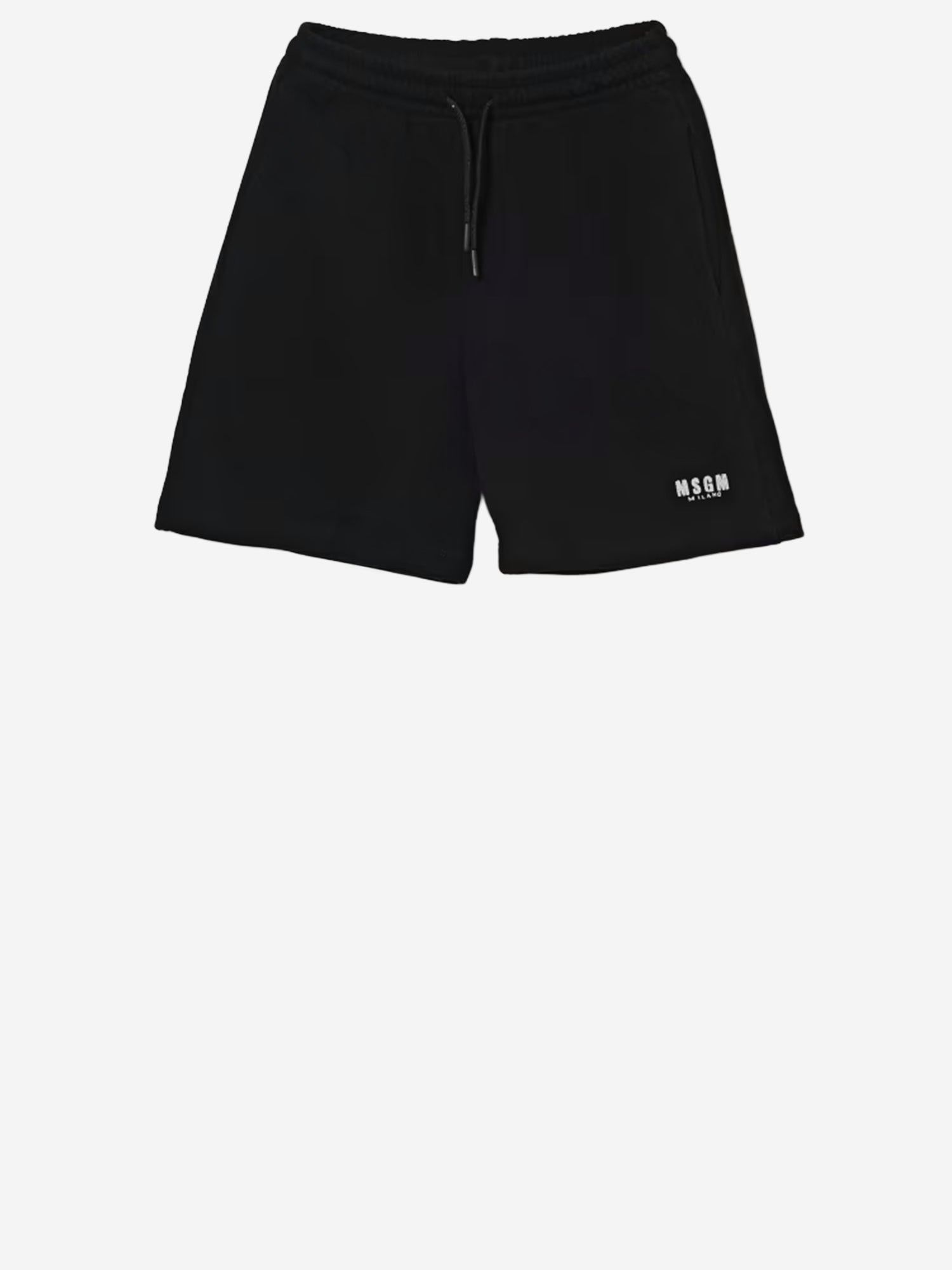 PANTALONCINI LOGATI IN COTONE S6MSJUBE012 110 MSGM KIDS 