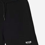 PANTALONCINI LOGATI IN COTONE S6MSJUBE012 110 MSGM KIDS 