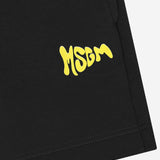 PANTALONCINI LOGATI IN COTONE S6MSJUBE221 MS040 MSGM KIDS 