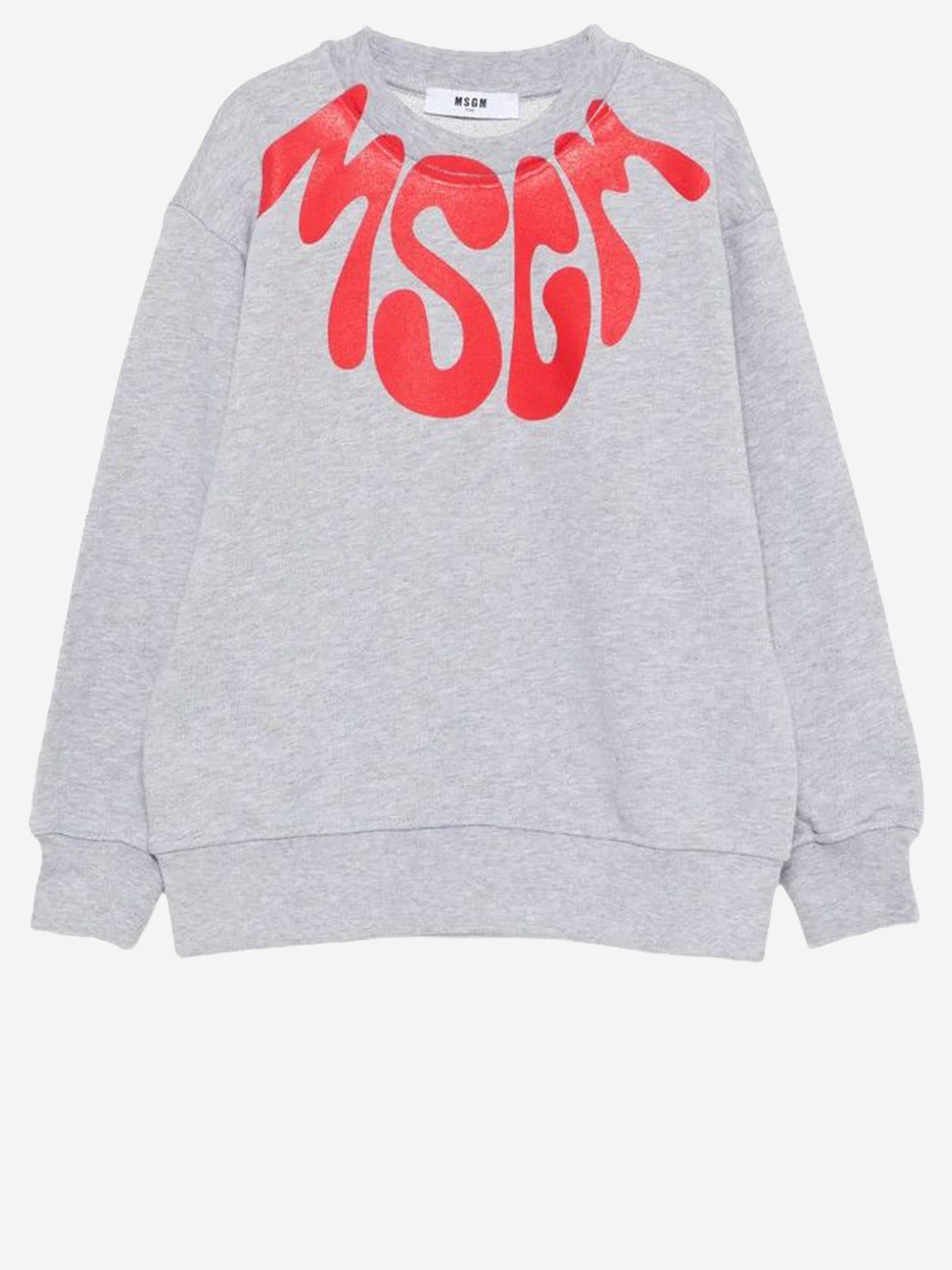 Felpa IN COTONE con logo S6MSJUSW220 271 MSGM KIDS 