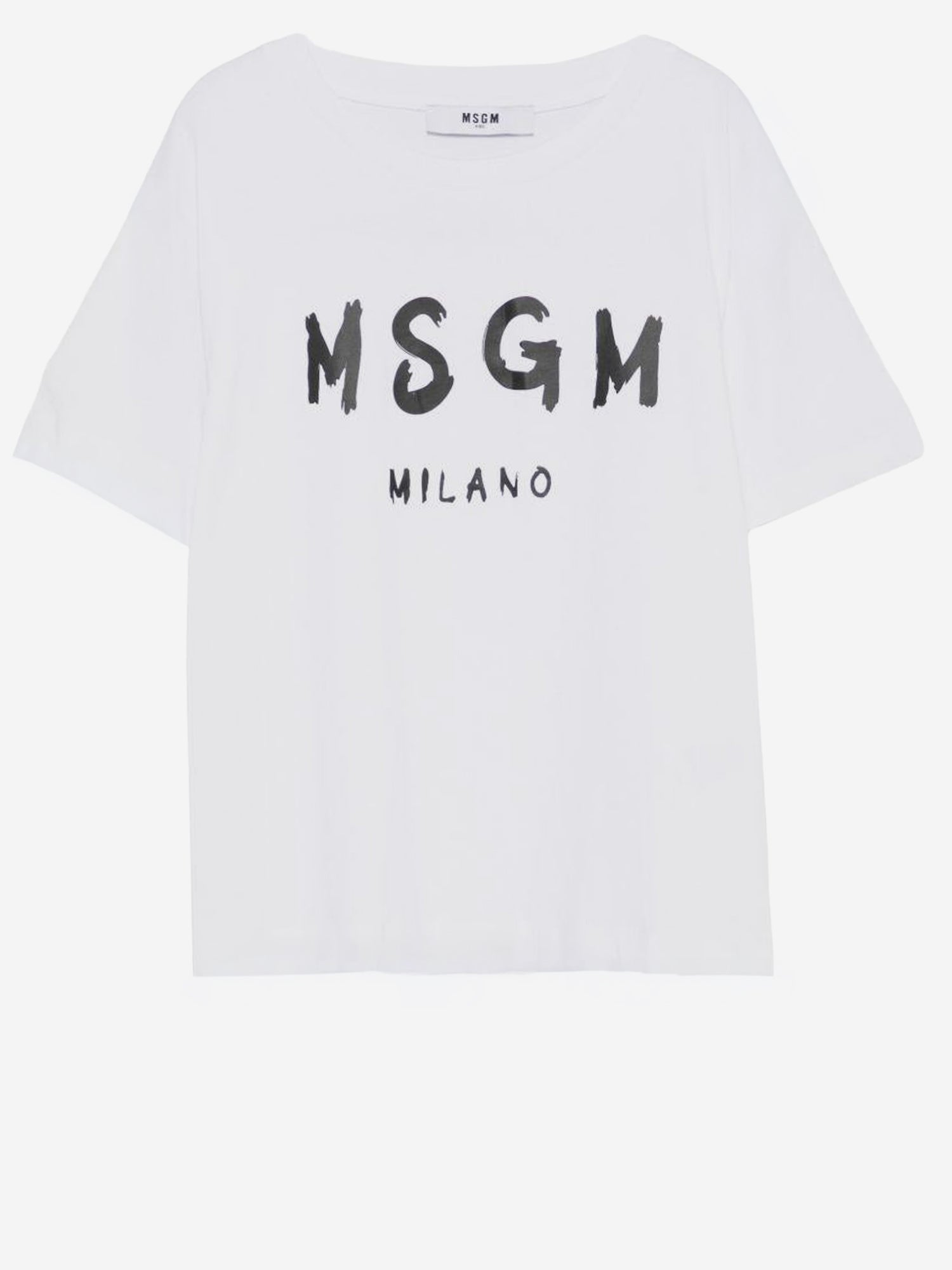 T-SHIRT IN COTONE CON LOGO S6MSJUTH001 001 MSGM KIDS 