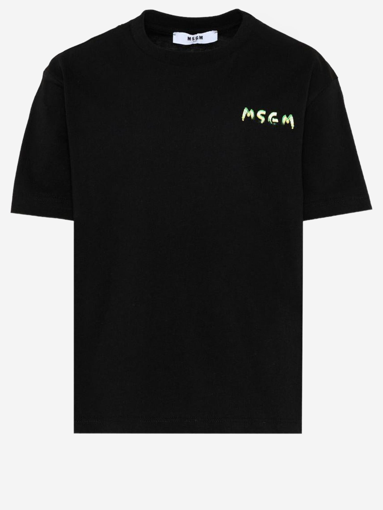 T-SHIRT IN COTONE CON LOGO S6MSJUTH003 110 MSGM KIDS 