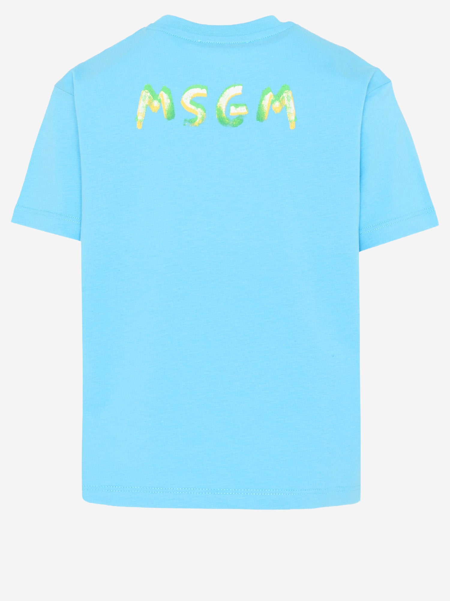 T-SHIRT IN COTONE CON LOGO S6MSJUTH003 MS073 MSGM KIDS 