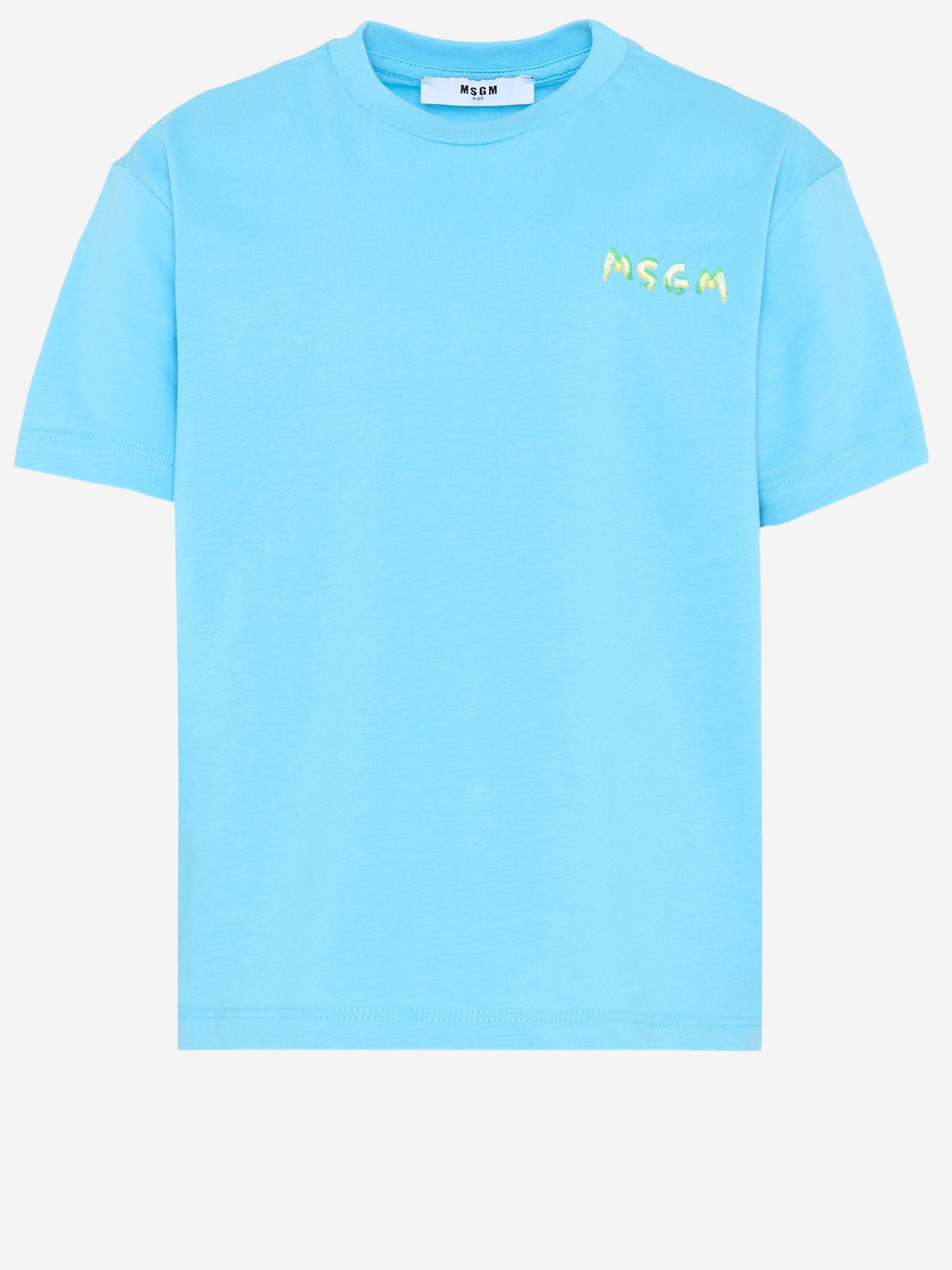 T-SHIRT IN COTONE CON LOGO S6MSJUTH003 MS073 MSGM KIDS 