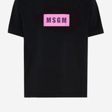 T-SHIRT IN COTONE CON LOGO S6MSJUTH005 11088 MSGM KIDS 