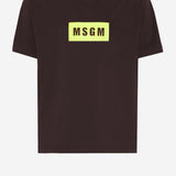 T-SHIRT IN COTONE CON LOGO S6MSJUTH005 943 MSGM KIDS 