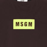 T-SHIRT IN COTONE CON LOGO S6MSJUTH005 943 MSGM KIDS 