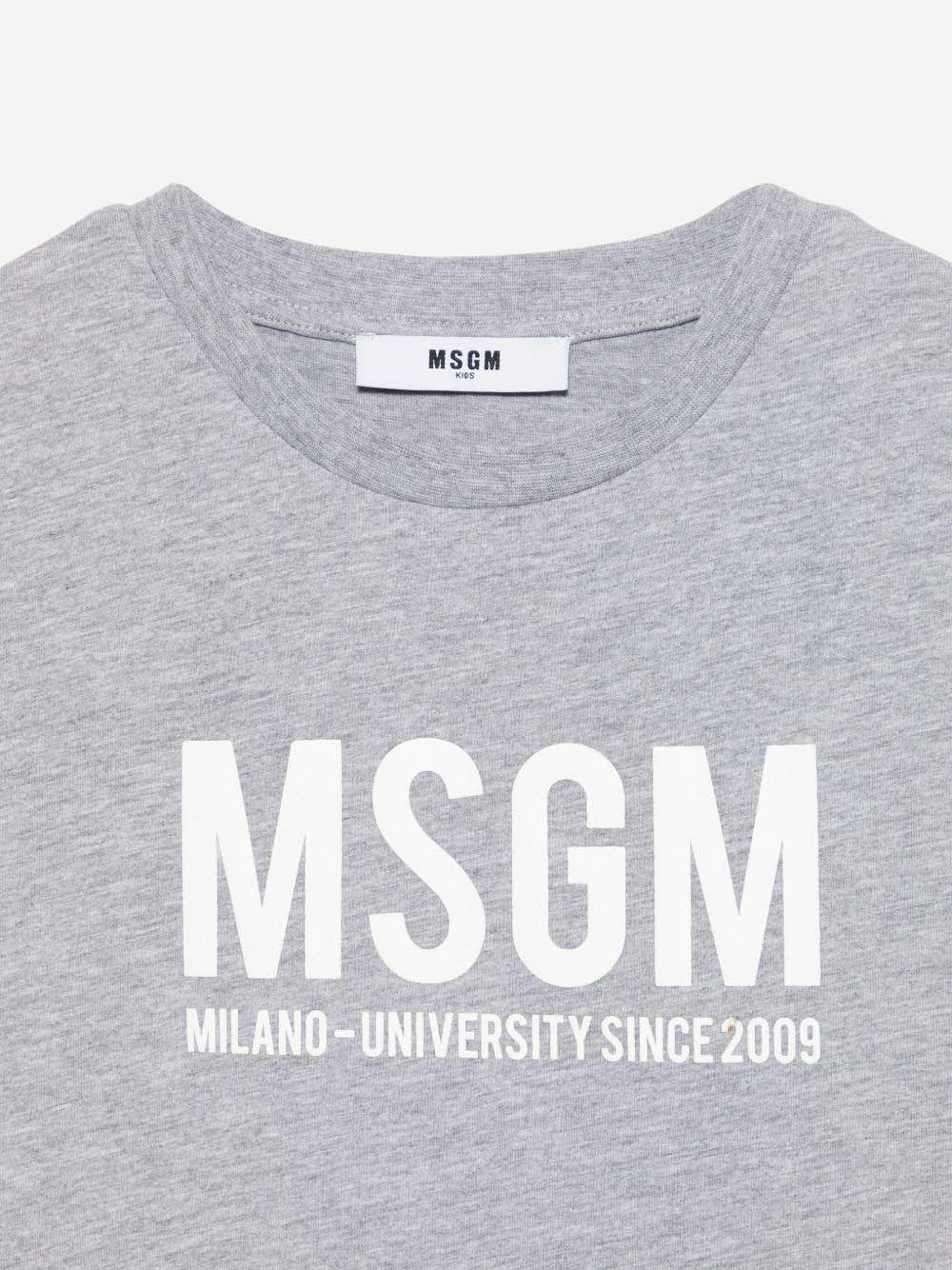 T-SHIRT IN COTONE CON LOGO S6MSJUTH051 271 MSGM KIDS 