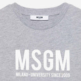 T-SHIRT IN COTONE CON LOGO S6MSJUTH051 271 MSGM KIDS 