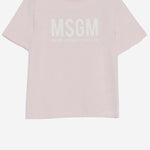 T-SHIRT IN COTONE CON LOGO S6MSJUTH051 MS076 MSGM KIDS 