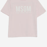 T-SHIRT IN COTONE CON LOGO S6MSJUTH051 MS076 MSGM KIDS 