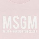 T-SHIRT IN COTONE CON LOGO S6MSJUTH051 MS076 MSGM KIDS 