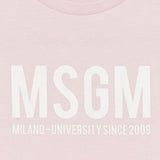 T-SHIRT IN COTONE CON LOGO S6MSJUTH051 MS076 MSGM KIDS 