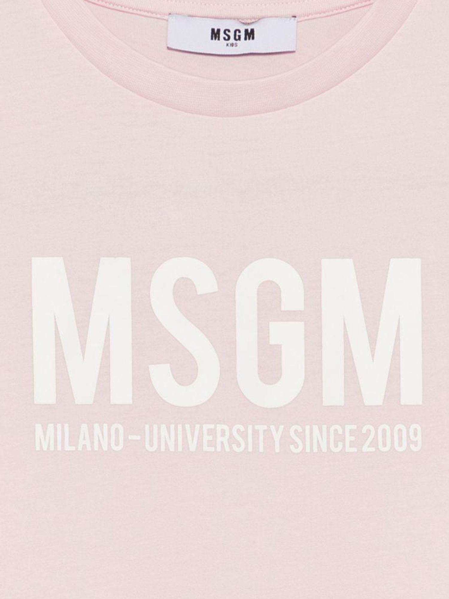 T-SHIRT IN COTONE CON LOGO S6MSJUTH051 MS076 MSGM KIDS 