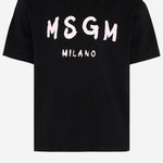T-SHIRT IN COTONE CON LOGO S6MSJUTH069 110 MSGM KIDS 