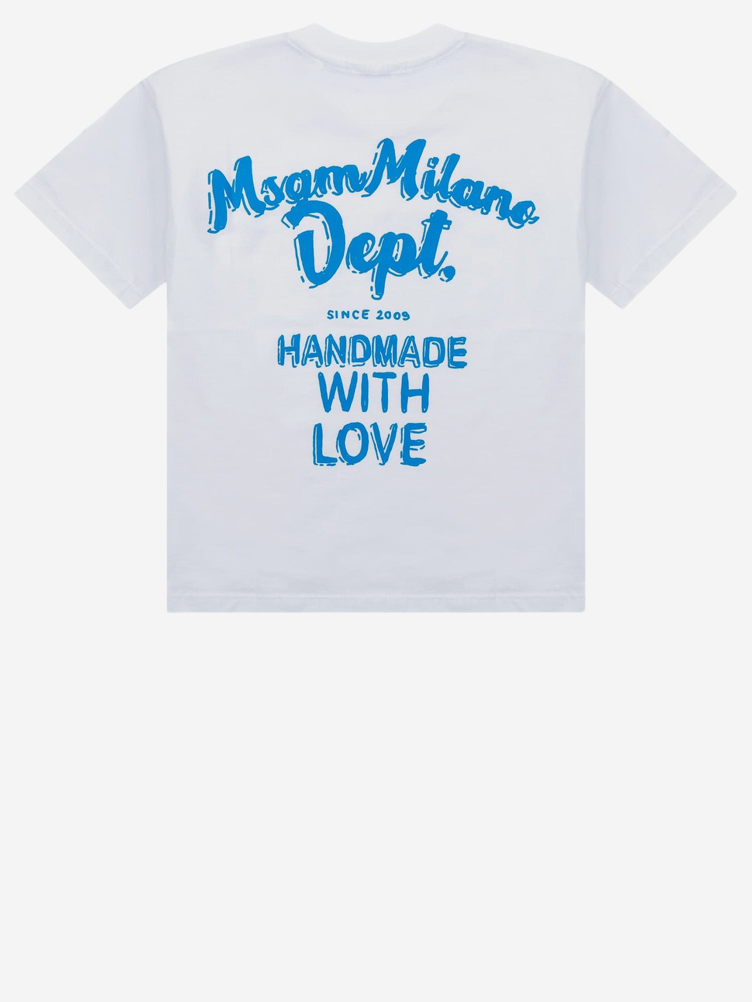 T-SHIRT IN COTONE CON LOGO S6MSJUTH134 001 MSGM KIDS 