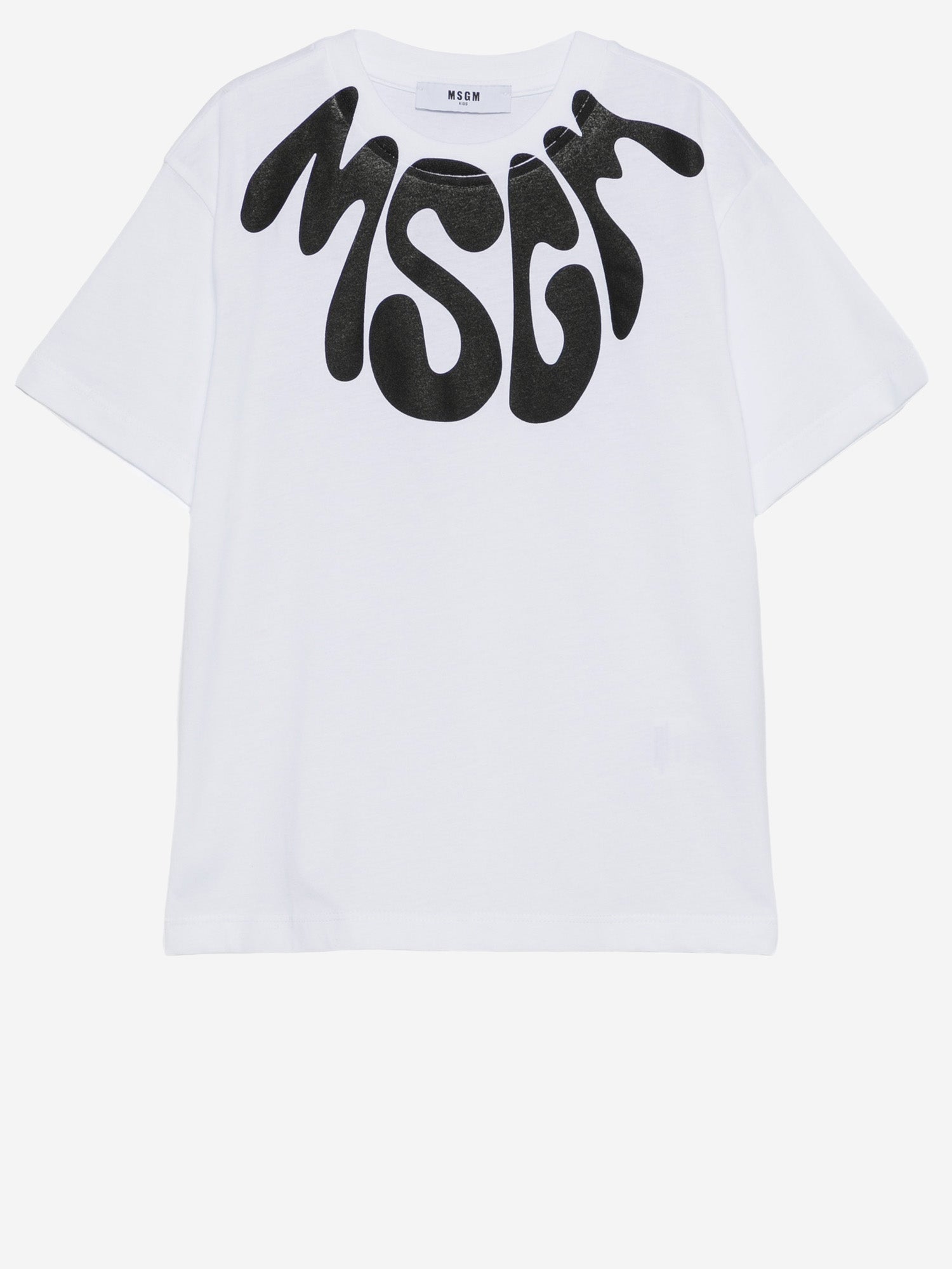 T-SHIRT IN COTONE CON LOGO S6MSJUTH222 101 MSGM KIDS 