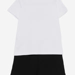 SET DA DUE PEZZI IN COTONE S6MSNBTR272 101 MSGM KIDS 
