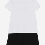 SET DA DUE PEZZI IN COTONE S6MSNBTR272 101 MSGM KIDS 